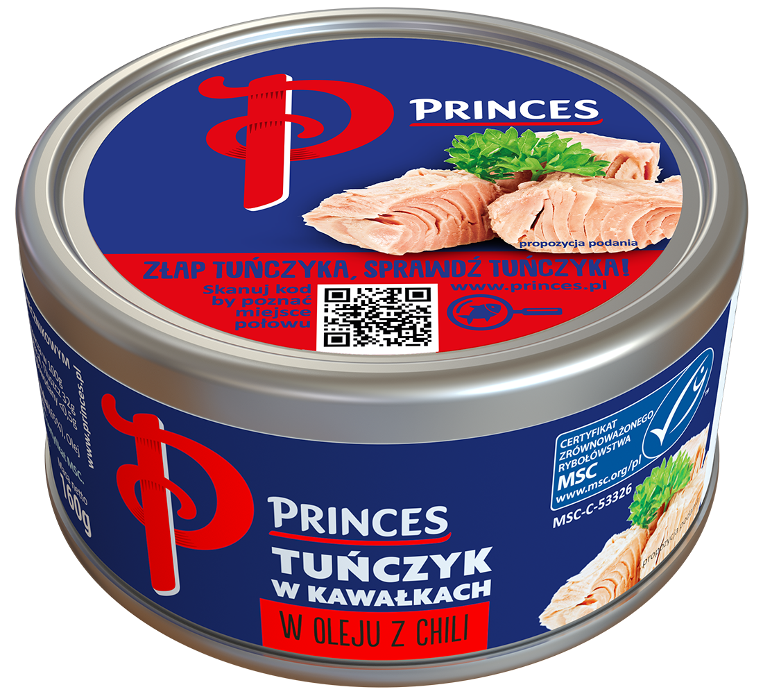 Tuńczyk w kawałkach w oleju z chili